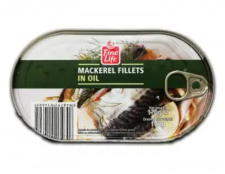 File de Macrou in Ulei FINE LIFE 3x170g
