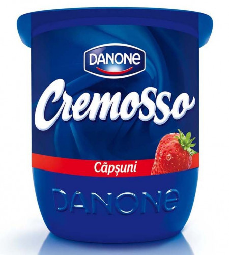 Iaurt cu Fructe DANONE Cremosso Capsuni 125g