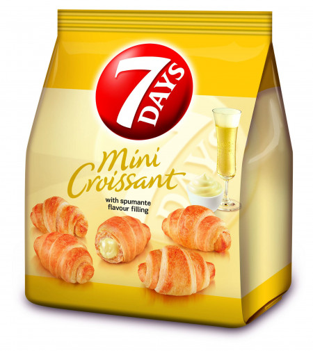 Mini Croissant 7 DAYS cu Crema de Sampanie 185g