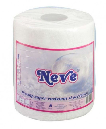 Prosoape de Hartie Rola 2str. NEVE MONTE BIANCO 61m