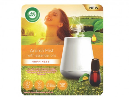 AIRWICK Difuzor Parfum cu Uleiuri Esentiale Aroma Mist Hapiness 20ml