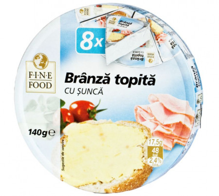 Branza Topita Triunghiuri cu Sunca HELGA / ARO 140g