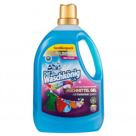 Detergent Automat Lichid pentru Rufe Colorate DER WASCHKONIG 3.305L - 110 spalari