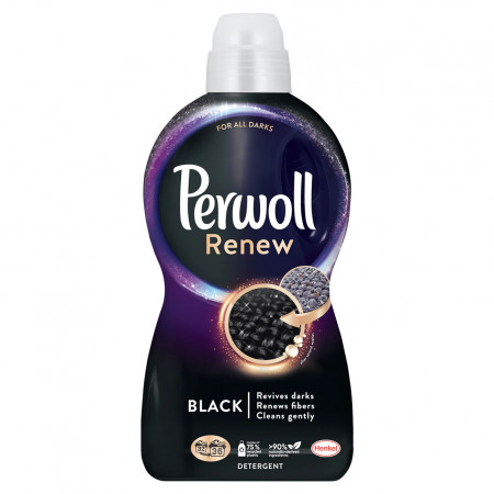 Detergent Lichid Automat pentru Rufe Negre PERWOLL Black 1,98L - 36 Spalari