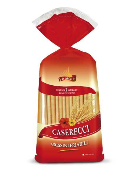 Grisine Caserecci LA MOLE 3x100g