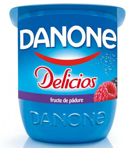 Iaurt cu Fructe DANONE Delicios Fructe de Padure 125g