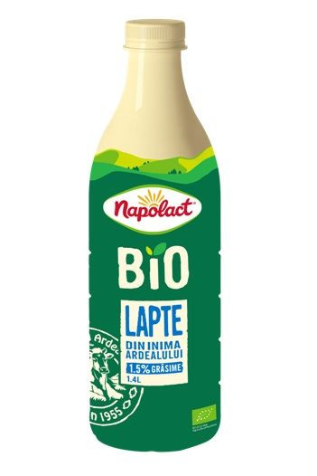 Lapte Bio Ecologic 1.5% NAPOLACT 1.4L