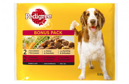 Mancare Umeda pt. Caini PEDIGREE Adult Multi Meniu 4x100g