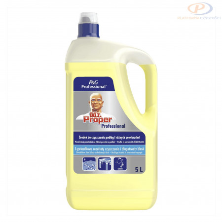 Mr. PROPER Professional Universal Detergent Pentru Suprafete Diverse Lemon 5L