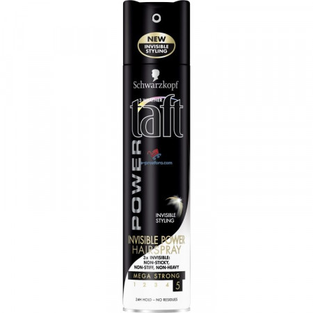 Spray Fixativ pentru Par TAFT Invisible Power Mega Strong 250ml