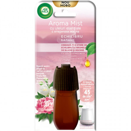 AIRWICK Rezerva Difuzor Parfum cu Uleiuri Esentiale Aroma Mist Echilibru 20ml