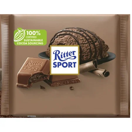 RITTER Sport Ciocolata cu Mousse de Cacao 100g