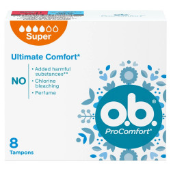 Absorbante Igienice Tampoane OB Pro Comfort Ultimate Super 8buc