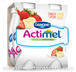 Actimel Capsuni si Banane DANONE 4x100g - Img 3