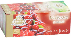 BELIN Ceai de Merisoare si Zmeura 20x2g