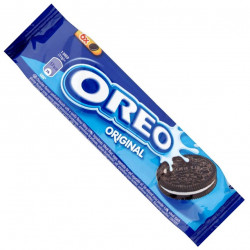 Biscuiti de Cacao cu Crema de Lapte OREO 66g - Img 1