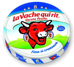 Branza Topita Natur Triunghiuri LA VACHE QUI RIT 120g