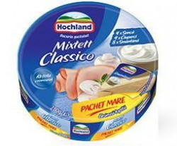 Branza Topita Triunghiuri Mixtett Classico HOCHLAND 280g