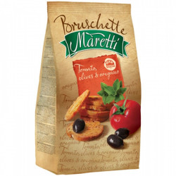 Bruschette Bites MARETTI Rosii, Masline si Oregano 70g - Img 4
