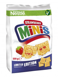 Cereale cu Capsuni NESTLE Cini Minis 450g - Img 2