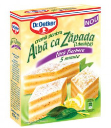 Crema pentru Prajitura Alba ca Zapada DR.OETKER 150g