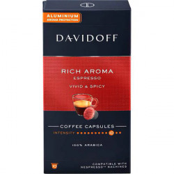 DAVIDOFF Capsule Nespresso Rich Aroma Espresso 10x5.5g