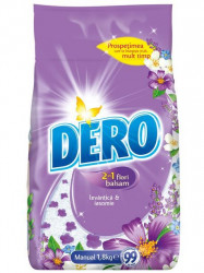 Detergent Pudra Manual pentru Rufe DERO 2in1 Levantica & Iasomie 1.4Kg