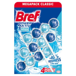 Dezinfectant Odorizant Solid Pentru Vasul de Toaleta BREF Power Aktiv Ocean 3x50g