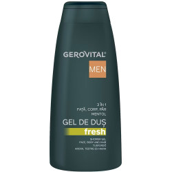 GEROVITAL Men Gel de Dus pentru Barbati 3in1 Fresh 400ml