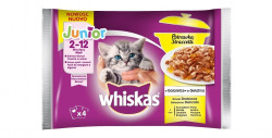 Mancare Umeda pentru Pisici WHISKAS Junior 4x100g