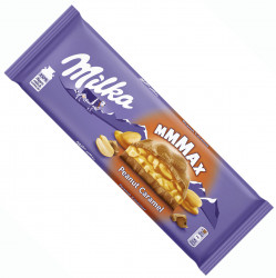 MILKA XXL Ciocolata cu Arahide si Caramel - Tableta Mare 270g - Img 2
