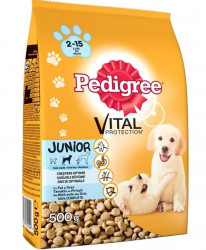 PEDIGREE Junior Mancare Uscata pt. Caini Pui & Orez 500g