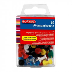 Pioneze Colorate pt. Pinboard HERLITZ 60buc