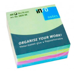 Post-It Colorat SCRIBANT 75x75mm 5x80File