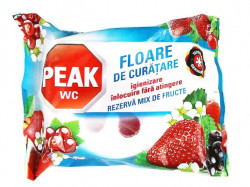 Rezerva Dezinfectant Odorizant Solid Pentru Vasul de Toaleta PEAK WC Floare de Curatare Mix Fructe 45g