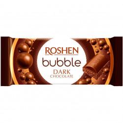 ROSHEN Bubble Ciocolata Aerata Neagra Dark 80g