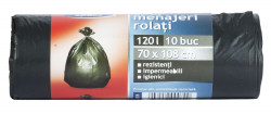 Saci Menajeri Negri EPACK 120L 70x108cm 10Buc - Img 2