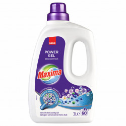 SANO Maxima Power Gel Mountain Fresh Detergent Automat Gel pentru Rufe 60 Spalari 3L