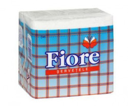 Servetele de Masa Albe FIORE 25x25cm 1str. 8x50buc