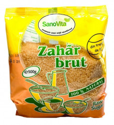 Zahar Brut (Brun) SANO VITA 500g - Img 2