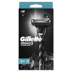 Aparat de Ras + 2 Rezerve GILLETTE Mach 3 Charcoal