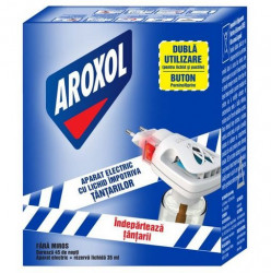 Aparat Electric + Rezerva Lichida impotriva Tantarilor AROXOL 35ml