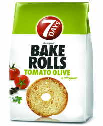 Bake Rolls TUC Rondele de Paine Crocanta cu Aroma de Rosii, Masline & Oregano 80g