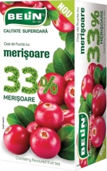 BELIN Ceai de Fructe cu Merisoare 33% 20x2g