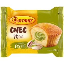 BOROMIR Mini Chec cu Crema de Fistic 13x50g - Img 2