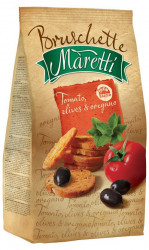Bruschette Bites MARETTI Rosii, Masline si Oregano 70g - Img 5