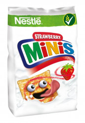 Cereale cu Capsuni NESTLE Cini Minis Capsuni 250g - Img 2