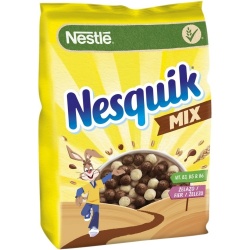 Cereale de Mic Dejun NESTLE Nesquik Mix Vanilie + Ciocolata 225g