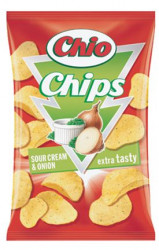 CHIO Chips cu Aroma de Smantana si Ceapa 125g