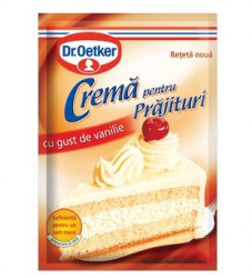 Crema cu Gust de Vanilie pentru Prajituri DR.OETKER 50g
